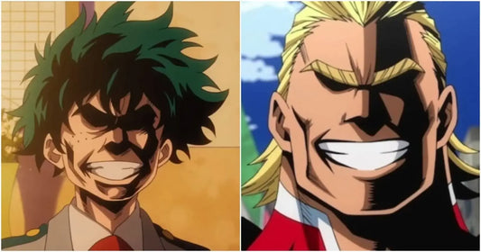 My Hero Academia: Les 5 ressemblances / différences entre Deku et All Might!
