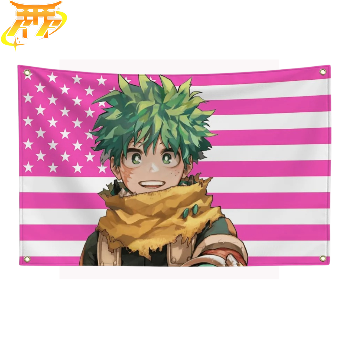 Drapeau Izuku Midoriya "Tenue De Survie" - My Hero Academia™
