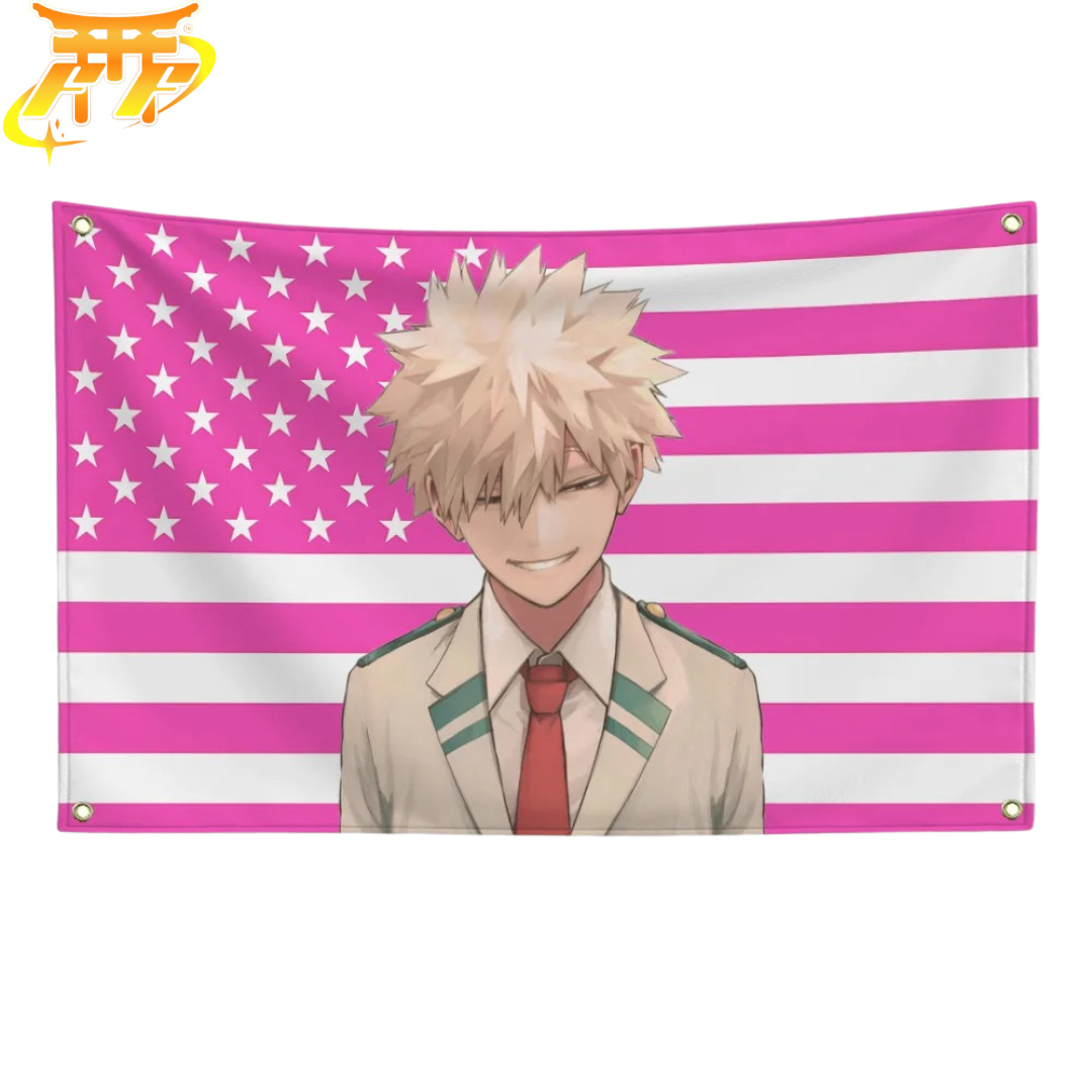 Drapeau Katsuki Bakugo – My Hero Academia™