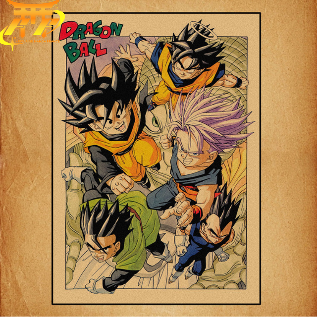 Poster Equipe Z Dragon Ball Z Figurine Manga France poster-equipe-z-dragon-ball-z-figurine-manga-france