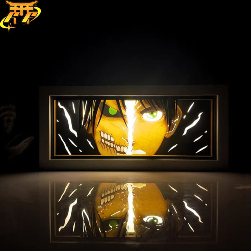 Lampe 3D Eren x Titan Assaillant - Attaque des Titans™