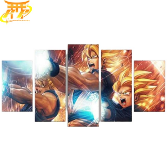 Tableau Kamehameha Père Fils - Dragon Ball Z™