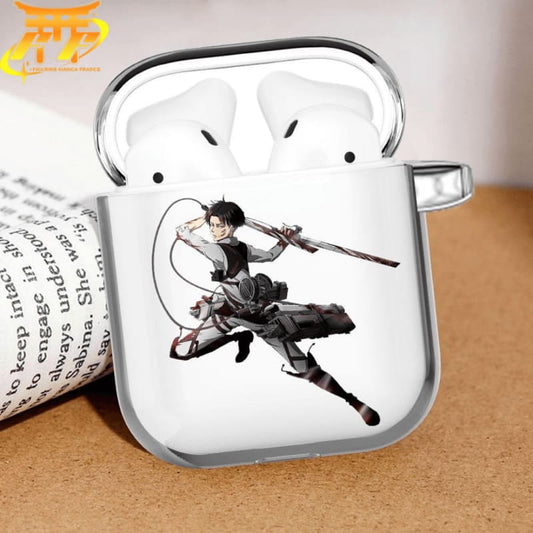 Coque Airpods Livaï en mode combat- Attaque des Titans™ - Figurine Manga France : N°1 des ventes de figurine en ligne