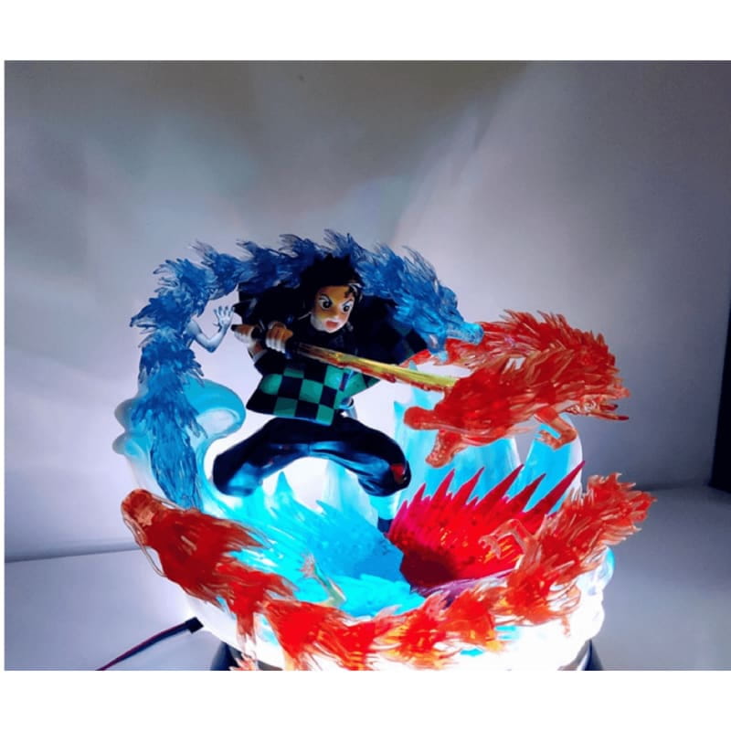 figurine tanjiro kamado dragon feu eau demon slayer