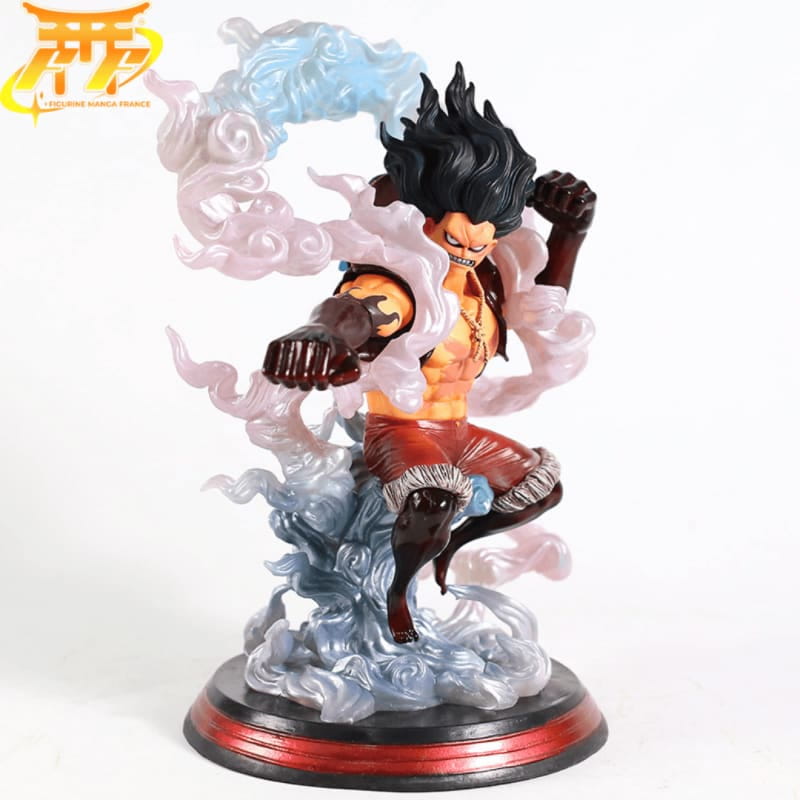 Figurine de Monkey D. Luffy en Gear 4 Bound Man pouvoir débloqué lors de son combat contre Doflamingo, héros du manga One Piece