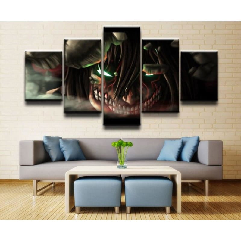 Tableau Titan Assaillant - Attaque des titans