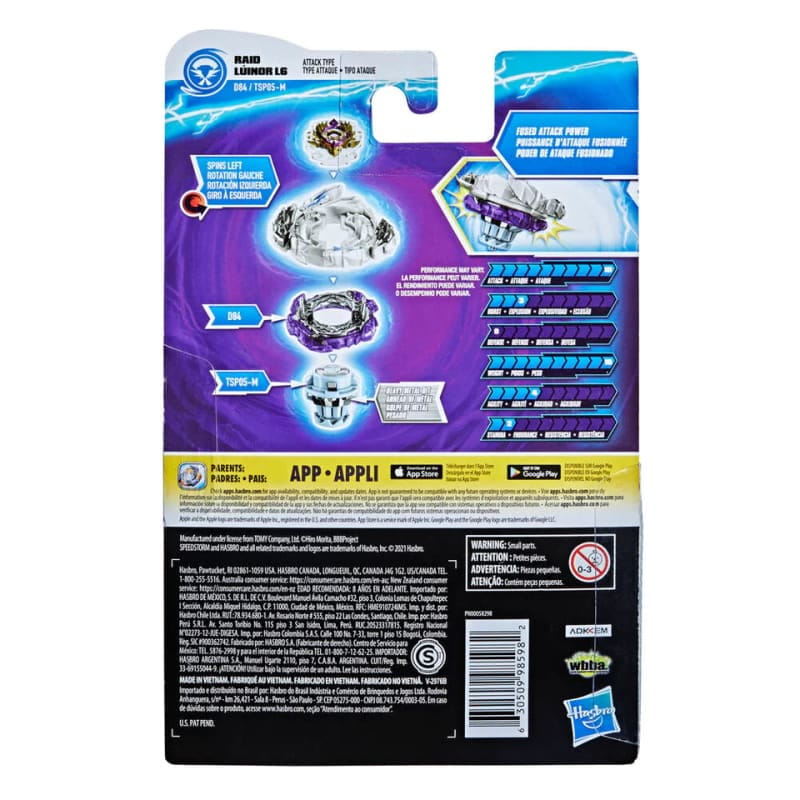 Toupie Raid Luinor L6 3A-D Destroyer-SPM - Beyblade Burst Surge™