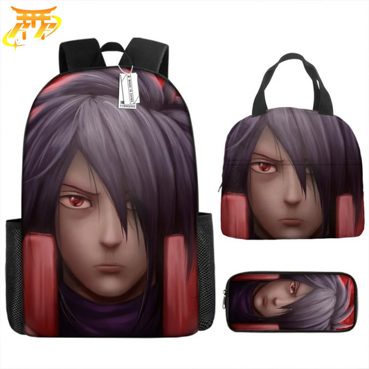 Cartable avec Trousse et Sacoche Madara Uchiwa - Naruto Shippuden™