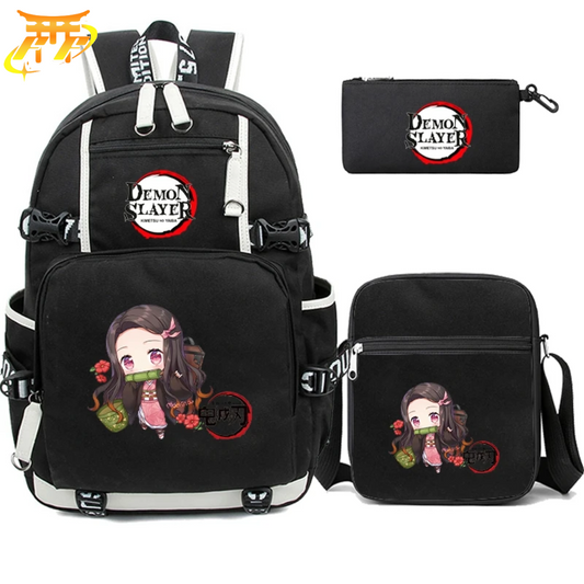 Cartable avec Trousse et Sacoche Kamado Nezuko - Demon Slayer™