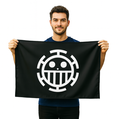 Drapeau Trafalgar D. Water Law – One Piece™