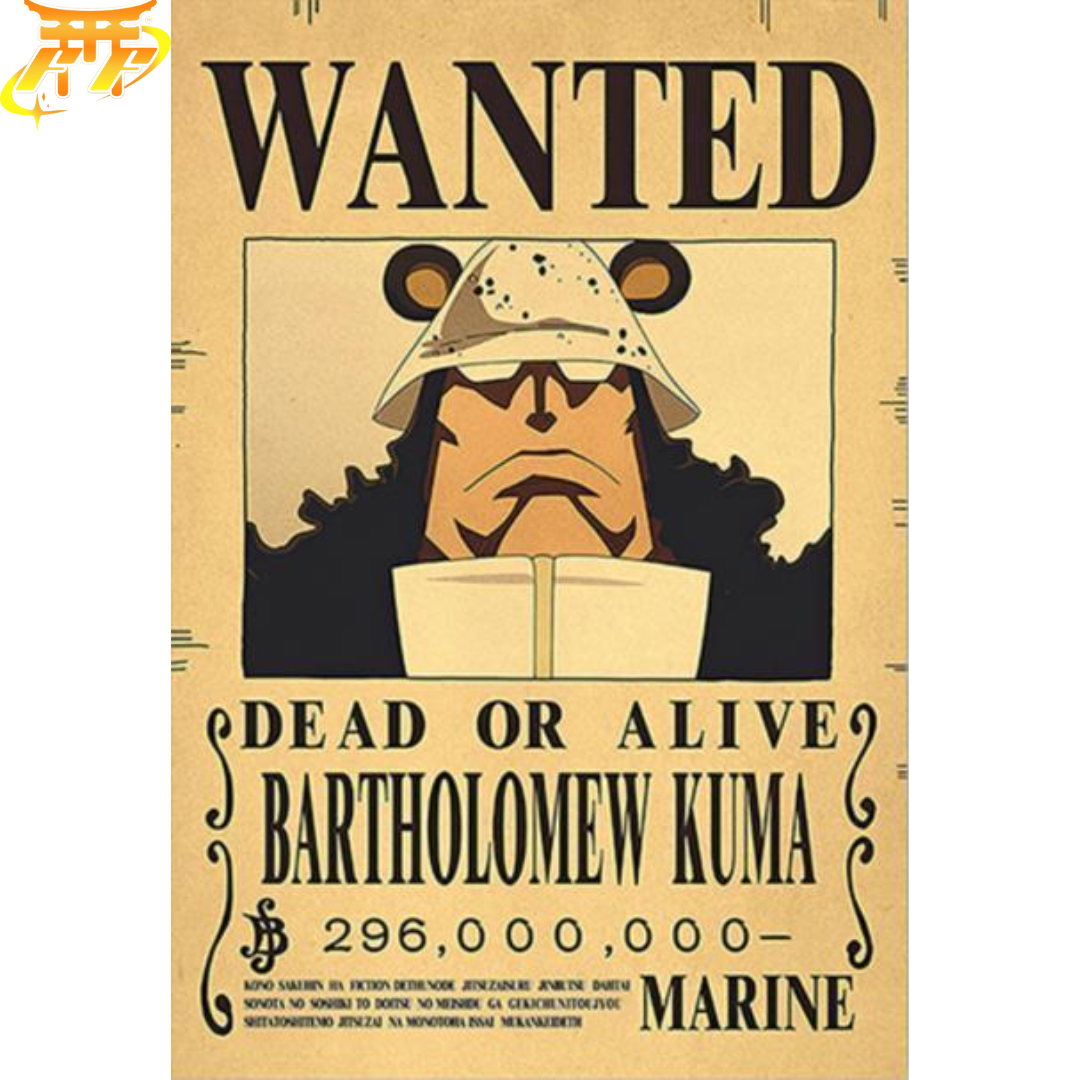 poster-wanted-kuma-one-piece™