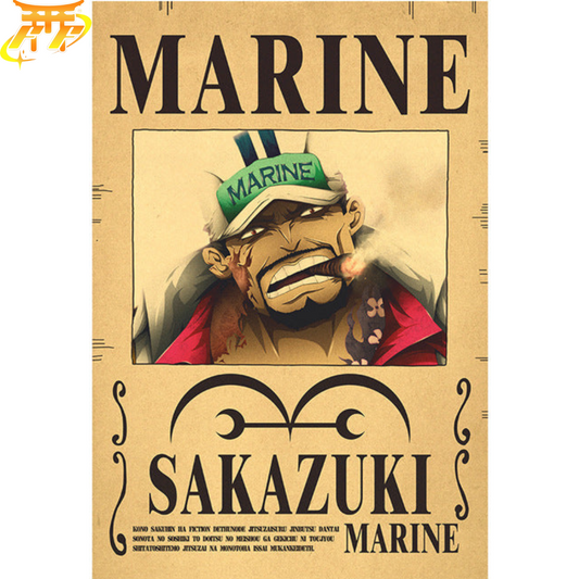 poster-wanted-akainu-one-piece™