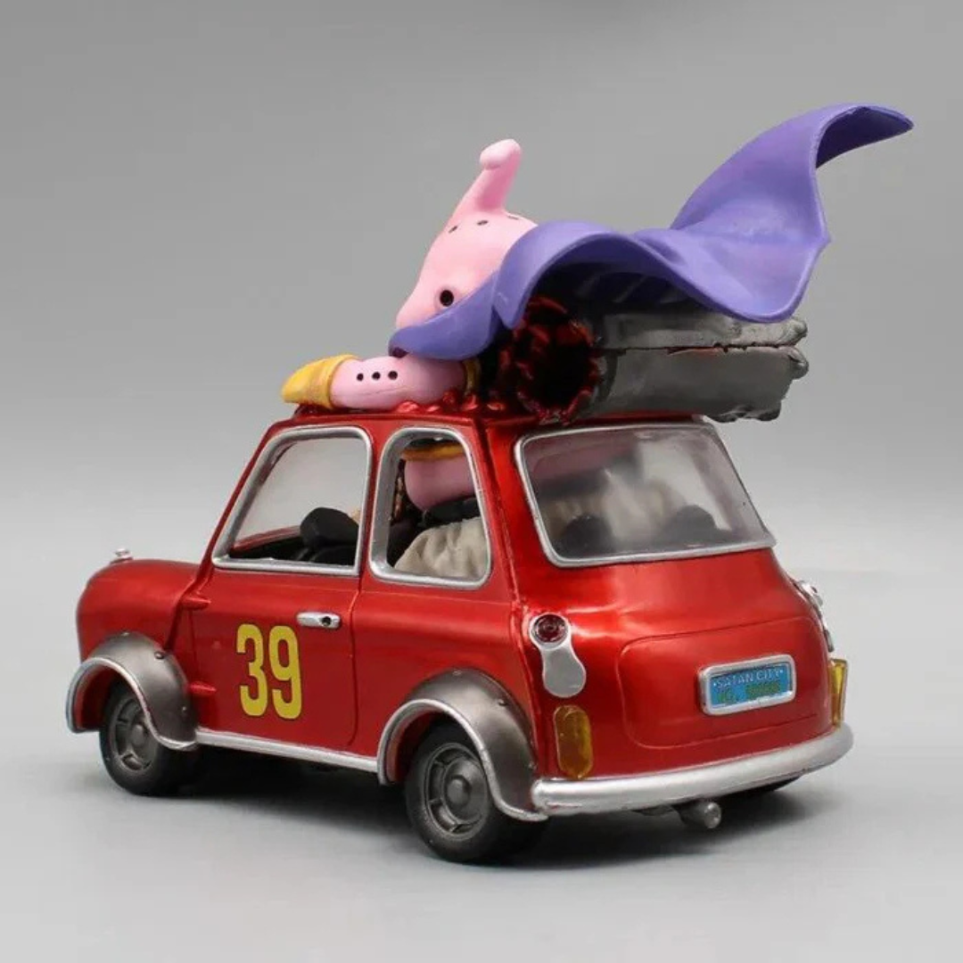 Figurine Majin Buu & Mr. Satan "Voiture Rouge" – Dragon Ball Z™