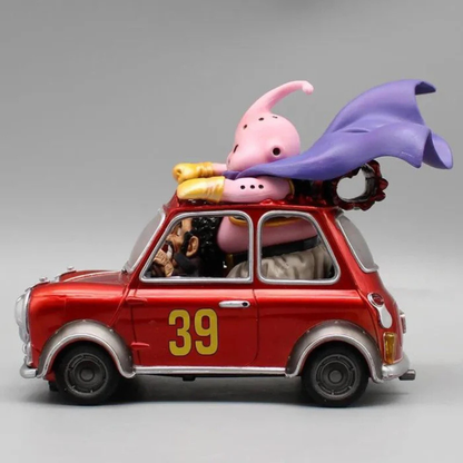 Figurine Majin Buu & Mr. Satan "Voiture Rouge" – Dragon Ball Z™