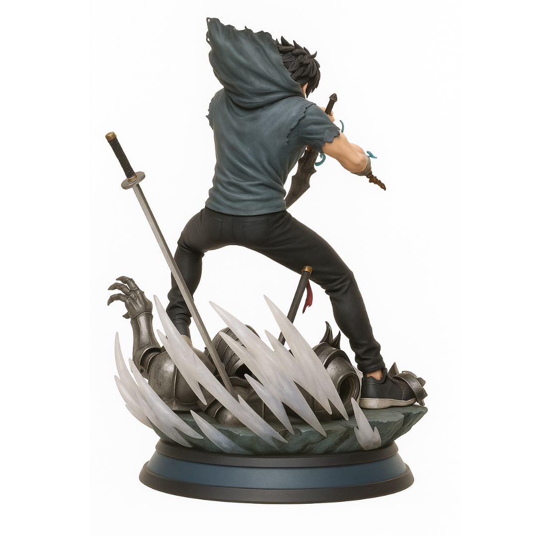 Figurine Sung Jin-Woo "Chasseur de Donjons" – Solo Leveling™