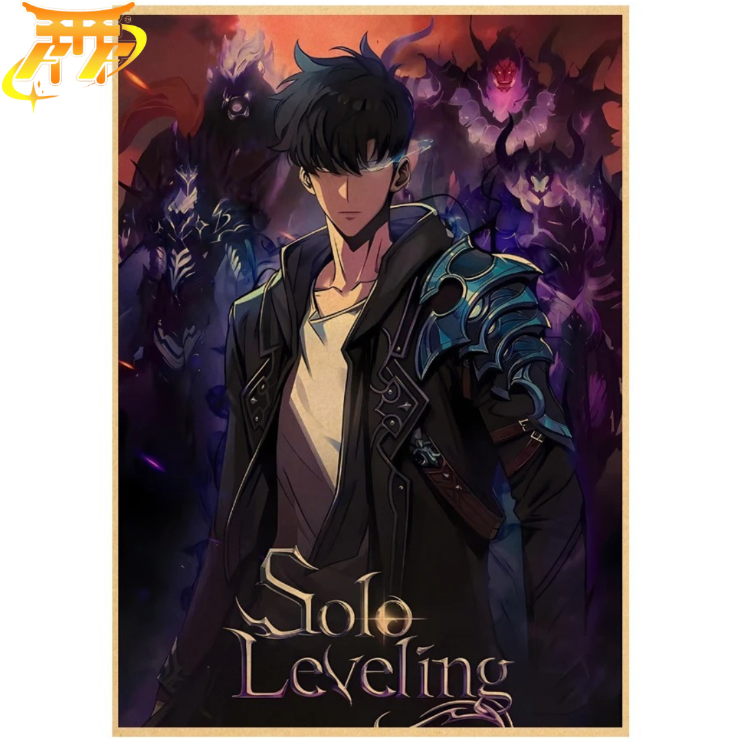 Poster Sung Jinwoo "Armée Des Ombres" – Solo Leveling™