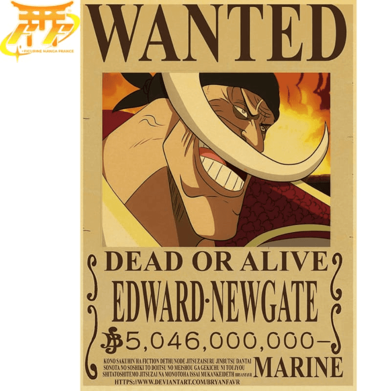 Poster Wanted Barbe Blanche - One Piece™