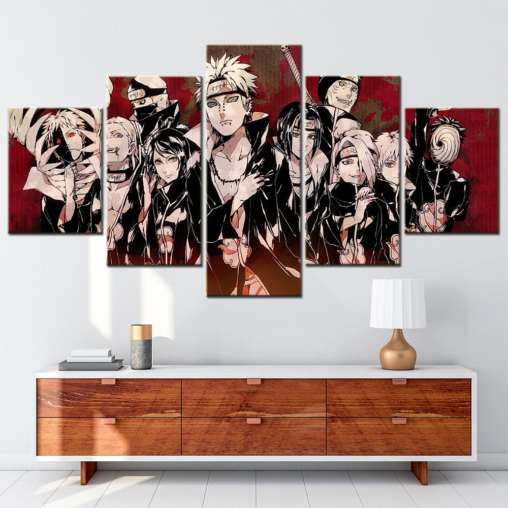 Tableau Akatsuki l'Alliance des Ombres - Naruto Shippuden™