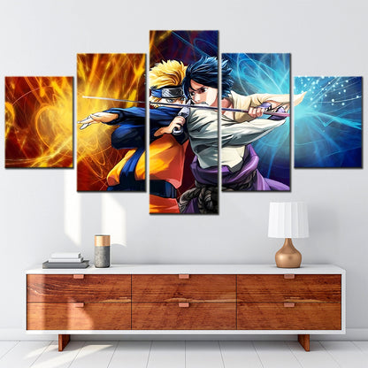 Tableau Bataille de Naruto et Sasuke - Naruto Shippuden™