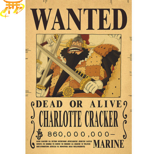 poster-wanted-cracker-one-piece™