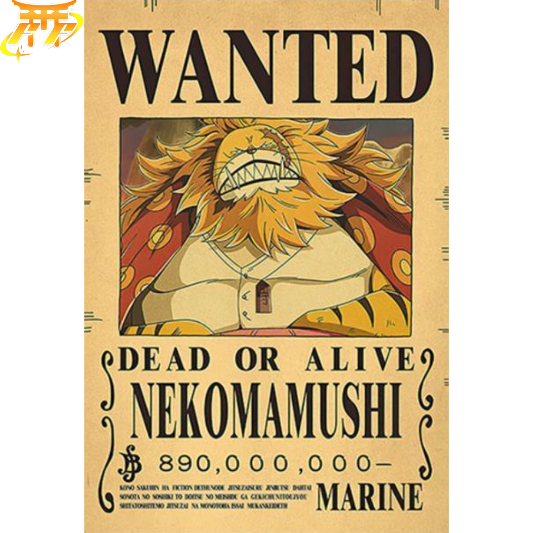 poster-wanted-nekomamushi-one-piece™