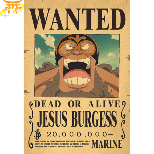 poster-wanted-burgess-one-piece™