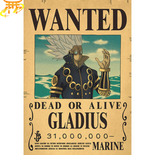 poster-wanted-gladius-one-piece™