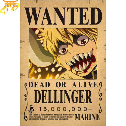 poster-wanted-dellinger-one-piece™