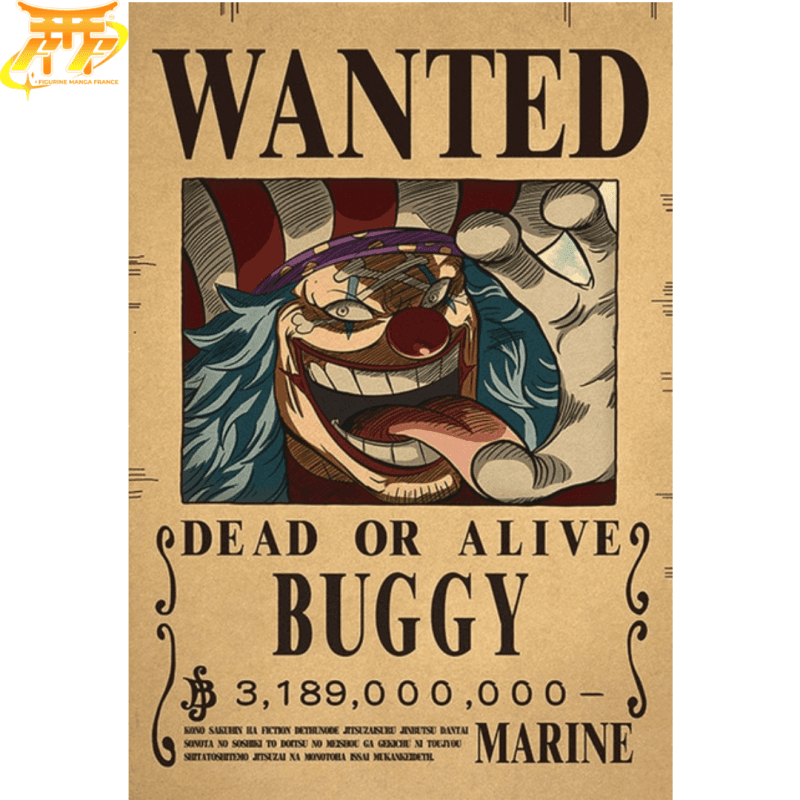 Poster Wanted Baggy Yonko - One Piece™