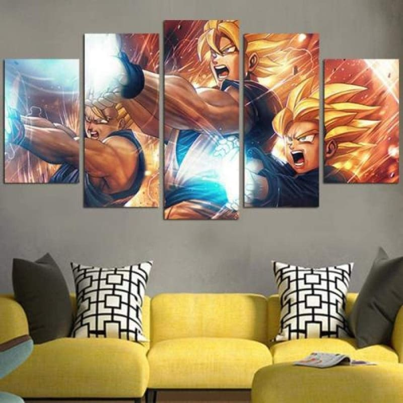 Tableau Kamehameha Père Fils - Dragon Ball Z™