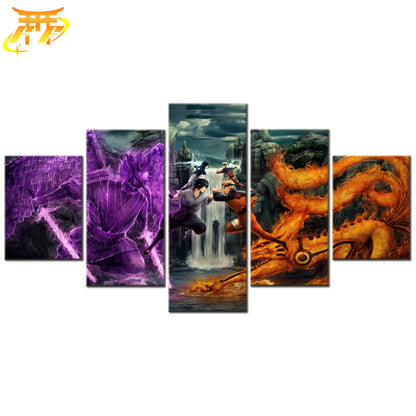 Tableau Naruto vs Sasuke Vallée de la Fin - Naruto Shippuden™