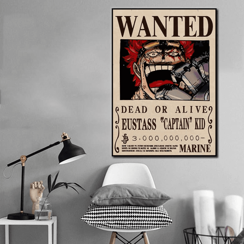 Poster Wanted Eustass "Captain Kid" - One Piece™