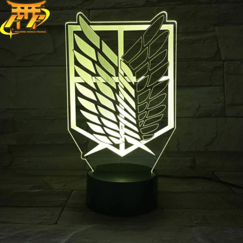 Lampe LED insigne Bataillon d'Exploration - Attaque des Titans