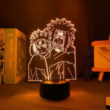 Charger l&#39;image dans la galerie, Lampe LED Jiraya et Naruto - Naruto Shippuden
