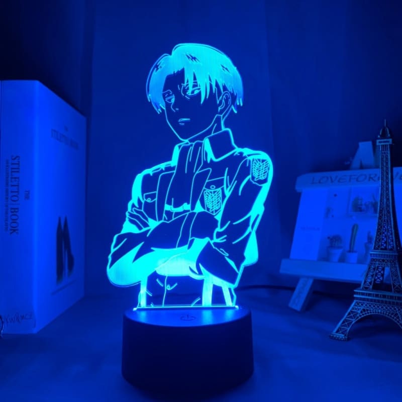 Lampe LED Livaï (Rivaille) Ackerman - Attaque des Titans™ - Figurine Manga France