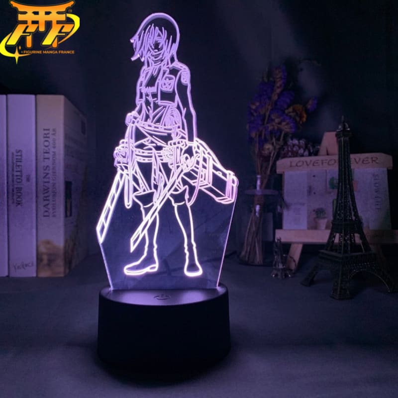 Lampe LED Mikasa Ackerman- Attaque des Titans™ - Figurine Manga France