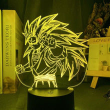 Charger l&#39;image dans la galerie, Lampe LED Son Goku SSJ3 - Dragon Ball Z™
