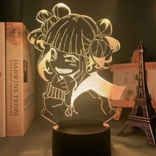 Himiko-toga-mechant-my-hero-academia-feu-glace-all-might-lampe-led-lumièere-couleur