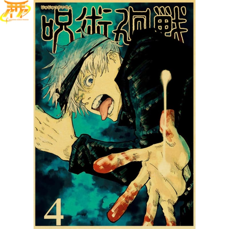 poster-satoru-gojo-6ieme-oeil-jujutsu-kaisen™