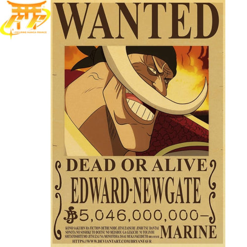 Poster Wanted Barbe Blanche - One Piece