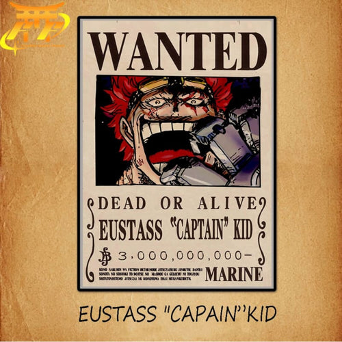 poster-wanted-eustass-captain-kid-one-piece™