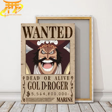 Charger l&#39;image dans la galerie, Poster Wanted Gol D. Roger - One Piece
