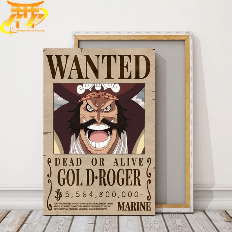 Poster Wanted Gol D. Roger - One Piece