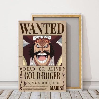 Poster Wanted Gol D. Roger - One Piece