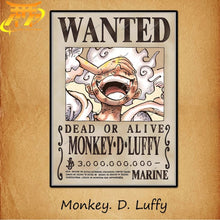 Charger l&#39;image dans la galerie, poster-wanted-luffy-yonko-one-piece™
