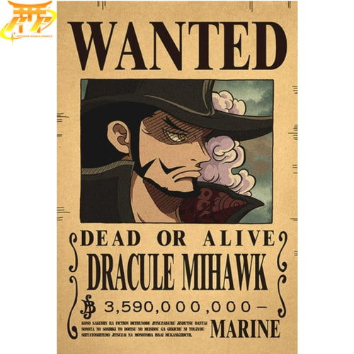 poster-wanted-mihawk-one-piece™