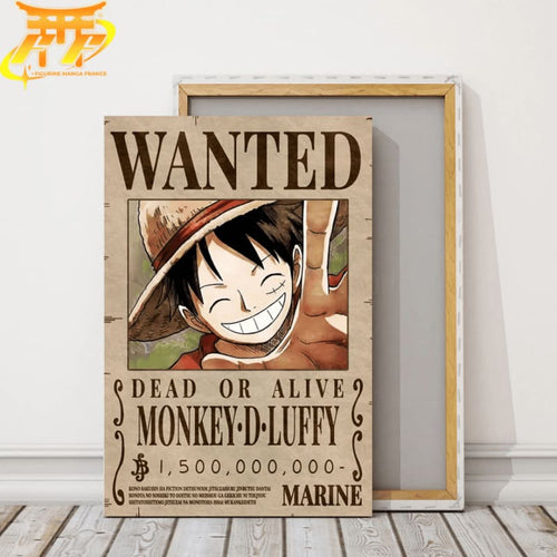 Poster Wanted Monkey D. Luffy - One Piece