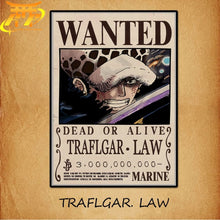 Charger l&#39;image dans la galerie, poster-wanted-trafalgar-d-water-law-one-piece™
