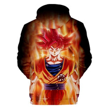 Charger l&#39;image dans la galerie, Pull Son Goku &quot;Super Saiyan God&quot; - Dragon Ball Z™
