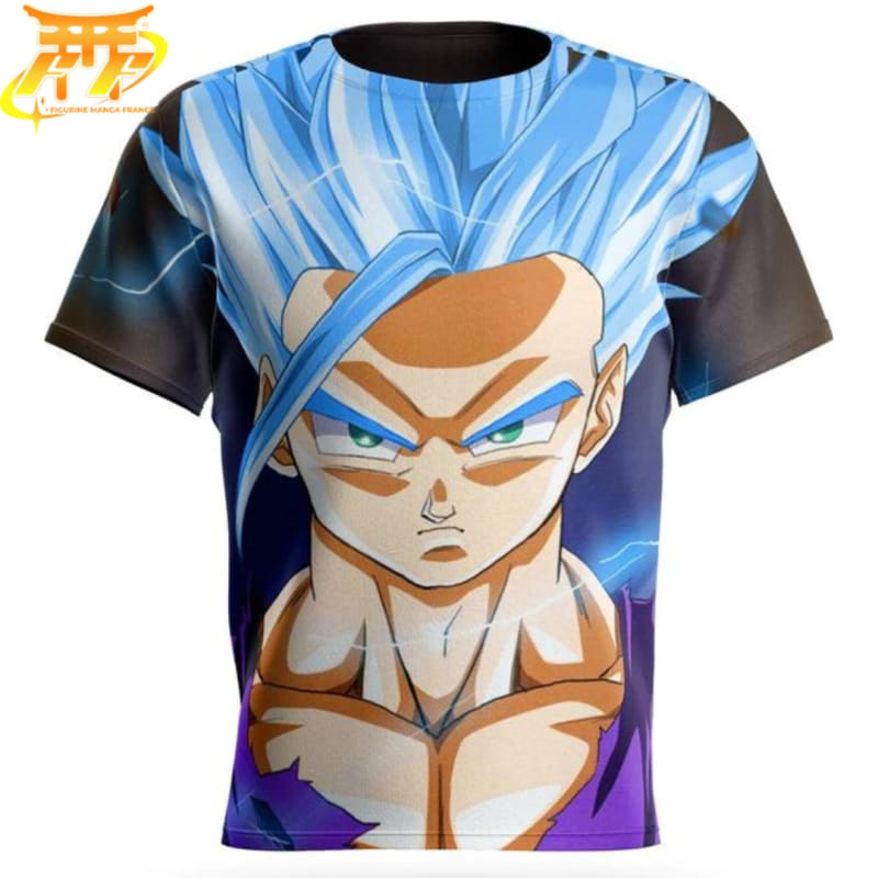 blue dragon ball z shirt